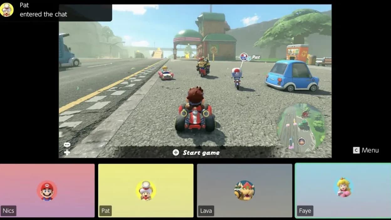 Gamechat live chatting to the Switch 2 ...