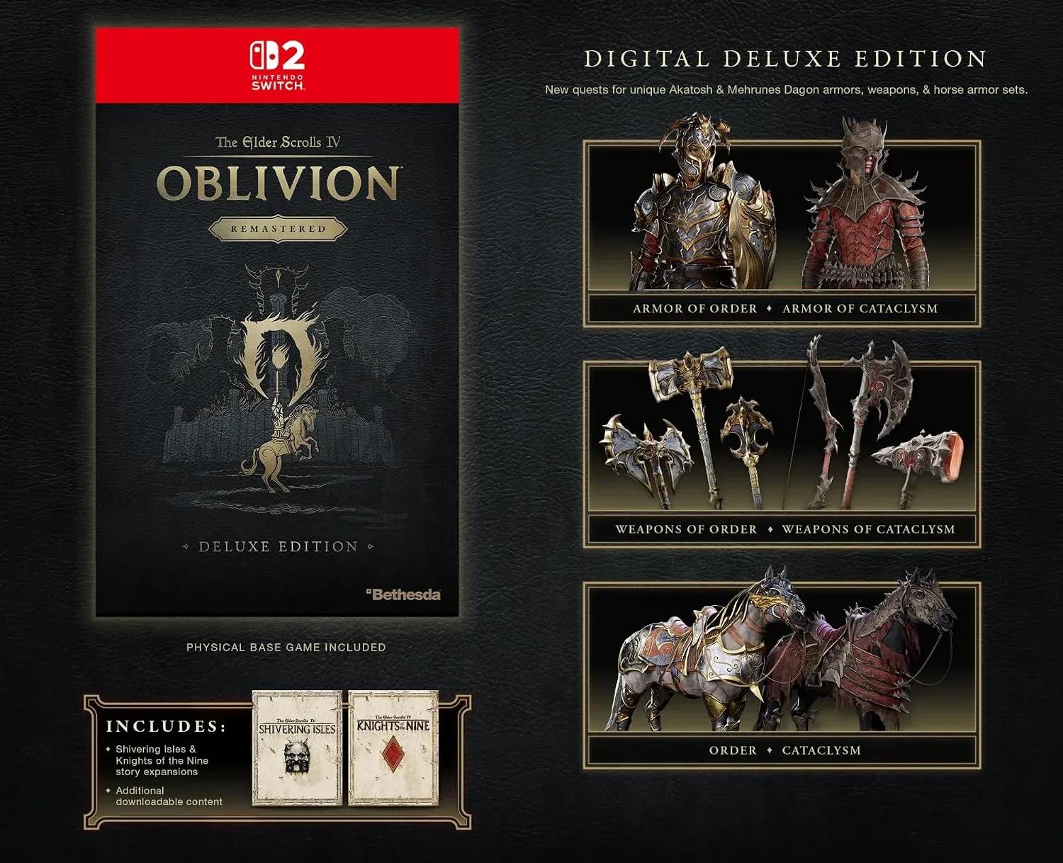 The Elder Scrolls IV: Oblivion Remastered – Deluxe Edition | Collector's  Editions