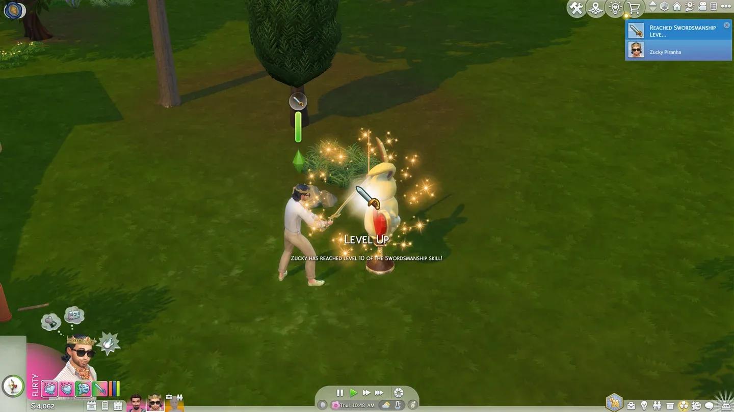 Entraînement à l'escrime