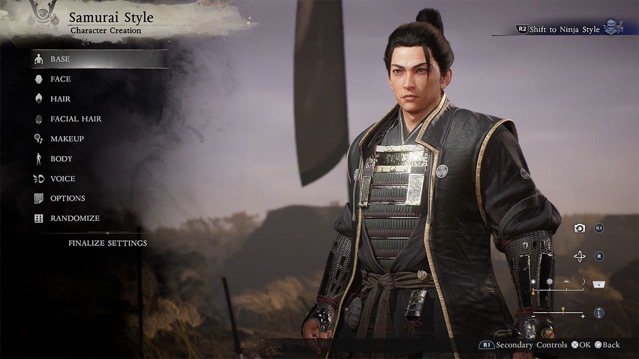 Class selection menu