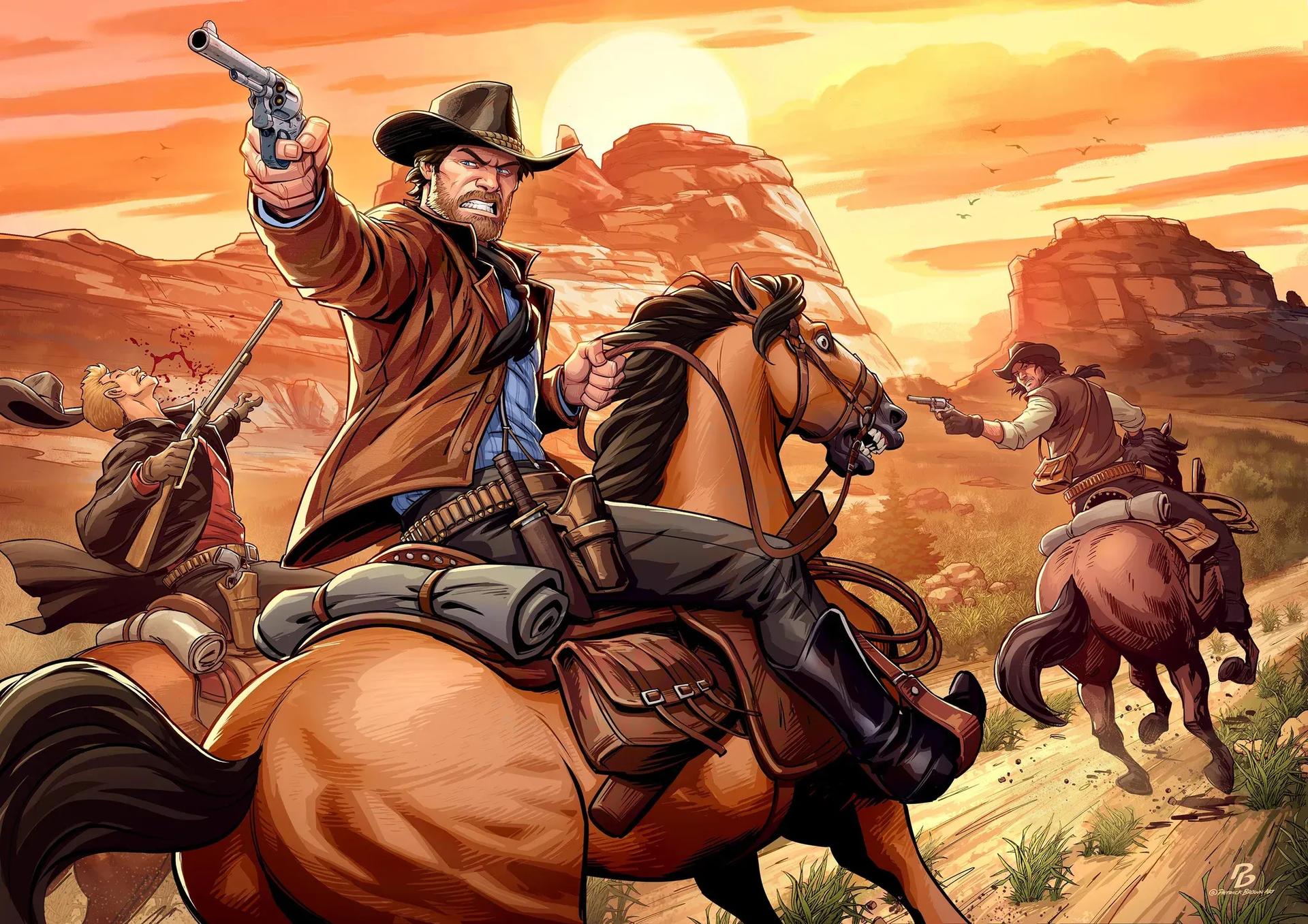 Red Dead Redemption 2 fanart by me ...
