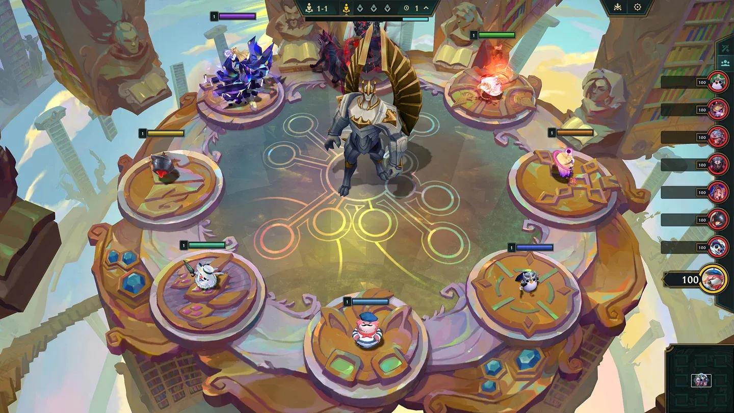 Set 16 teamfight board layout