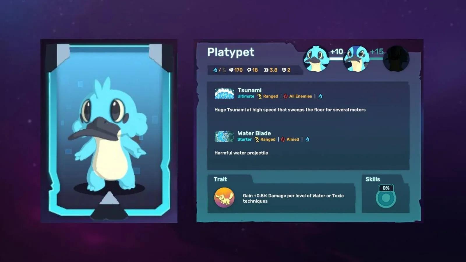Temtem Swarm: Best Builds for Platypet 