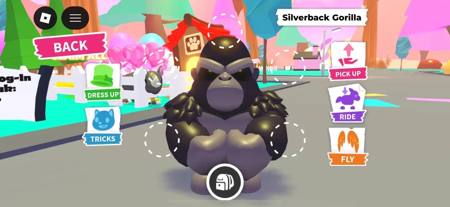 Carte d'animal Gorille Silverback