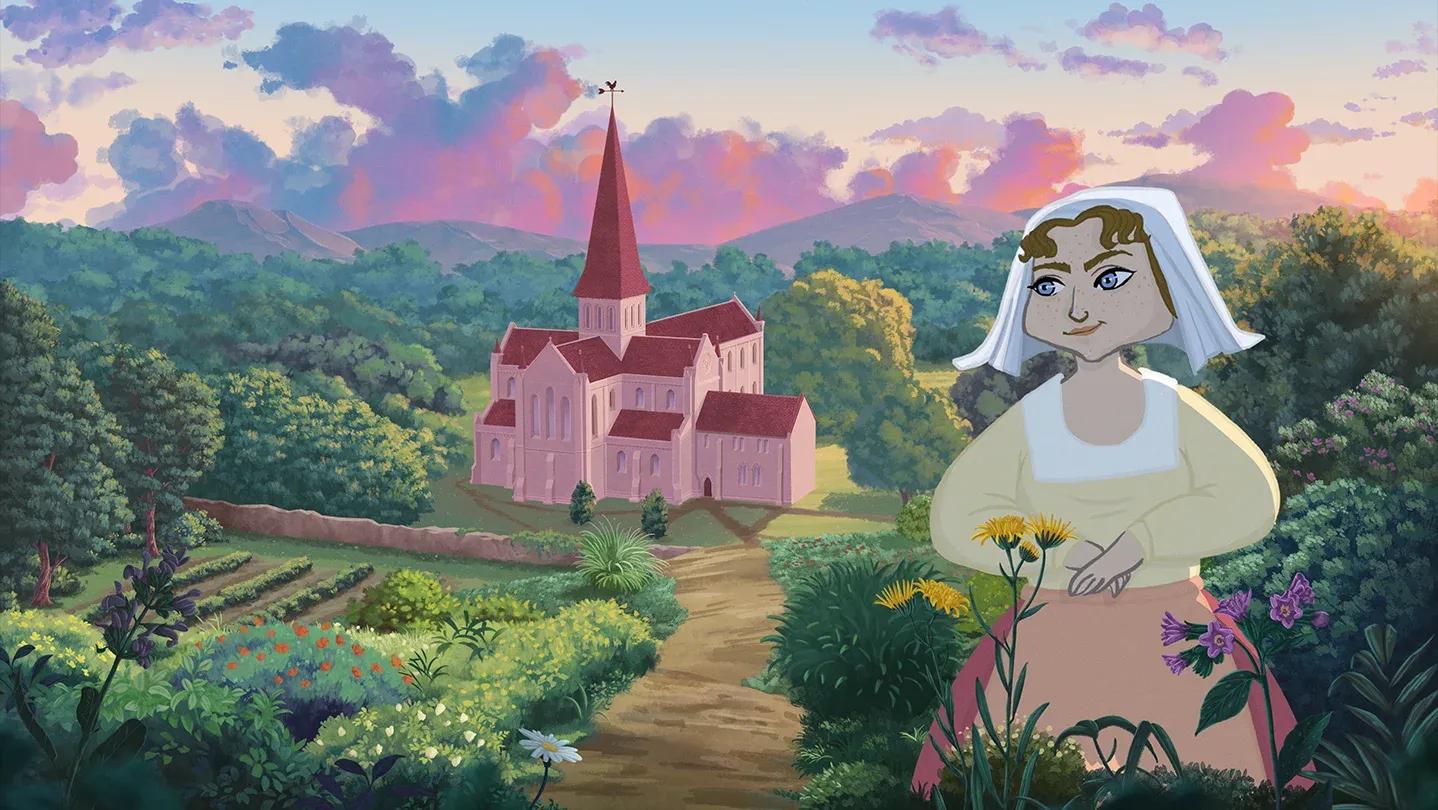 The Abbess Garden Banner