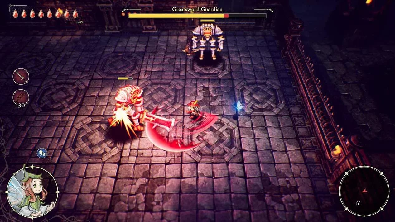 Rapid sword attacks in combat