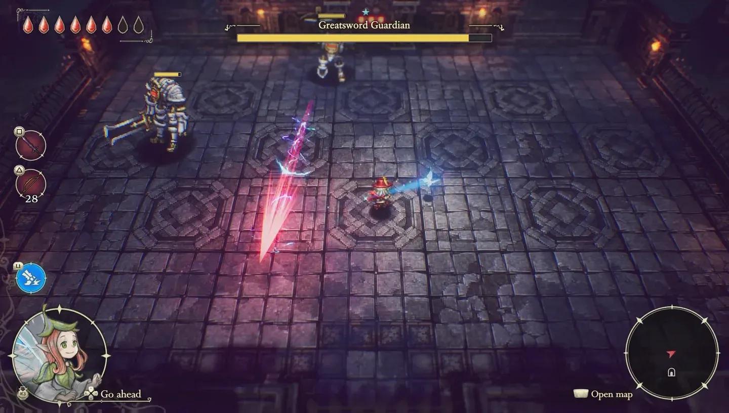 Frost Swing freezing enemies