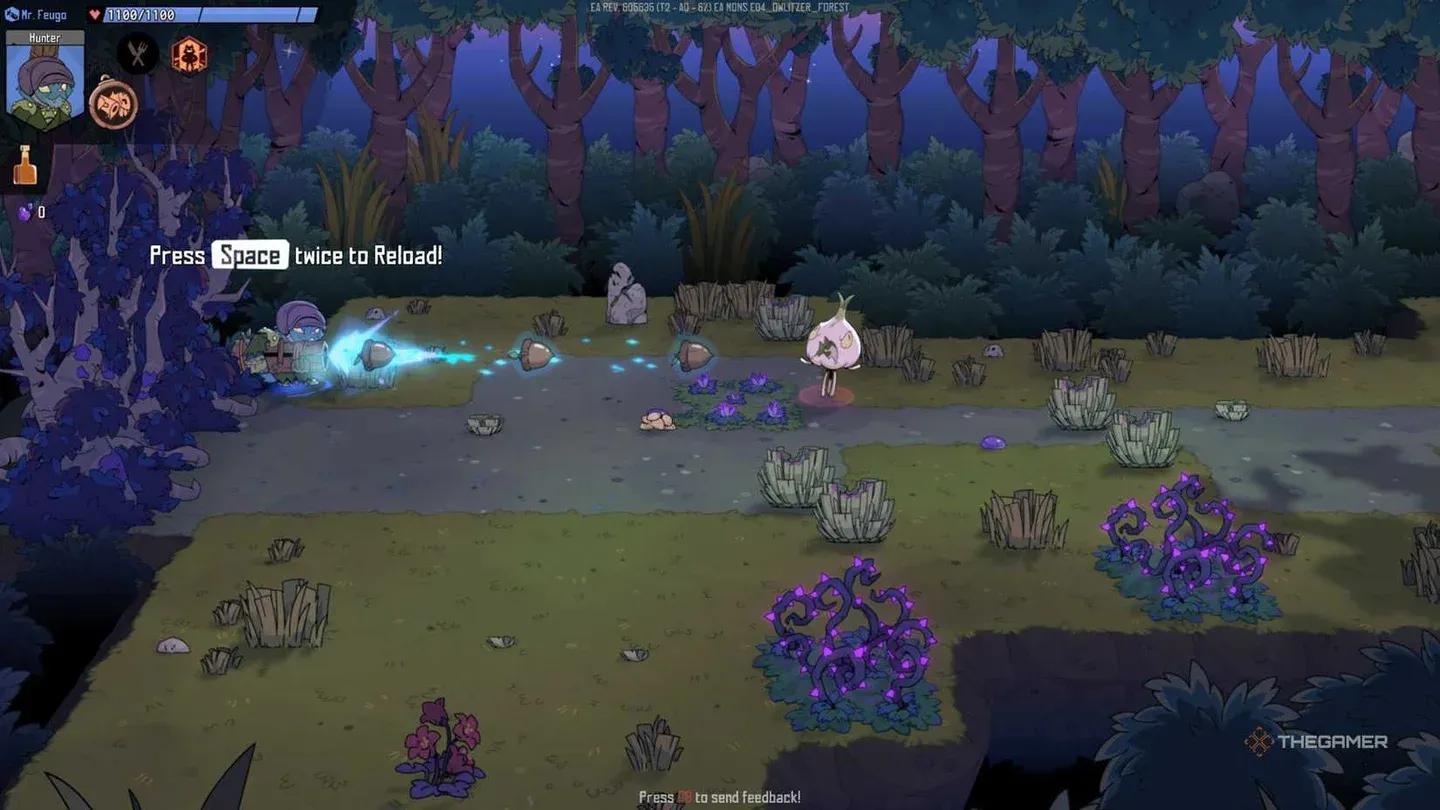 Rotwood Waffen-Loadout-Bildschirm