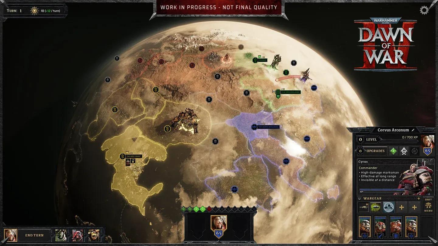 Карта кампании Crusade Mode