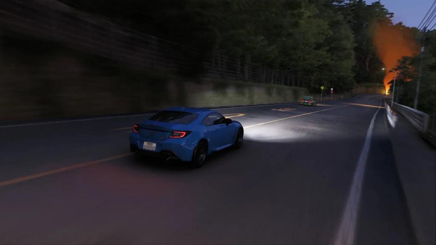 Course de Touge dans les montagnes de l'est