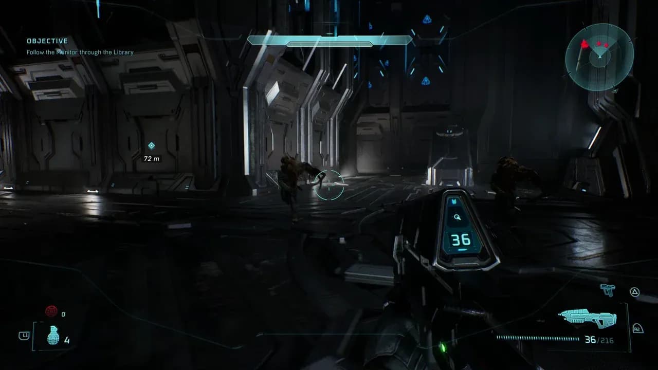 Grab your weapon, then turn around