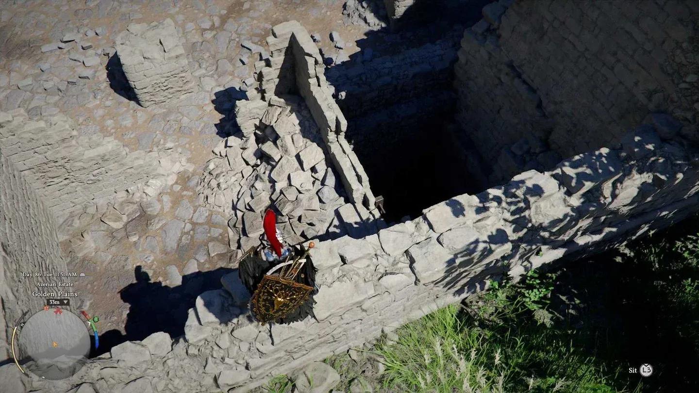 Vault entrance in Demeniss