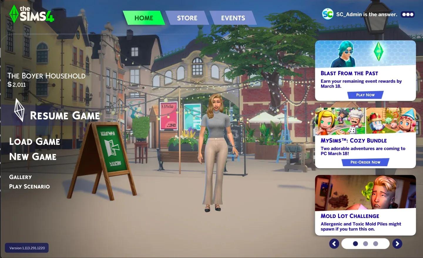 The Sims 4 Main Menu Goes Dynamic!