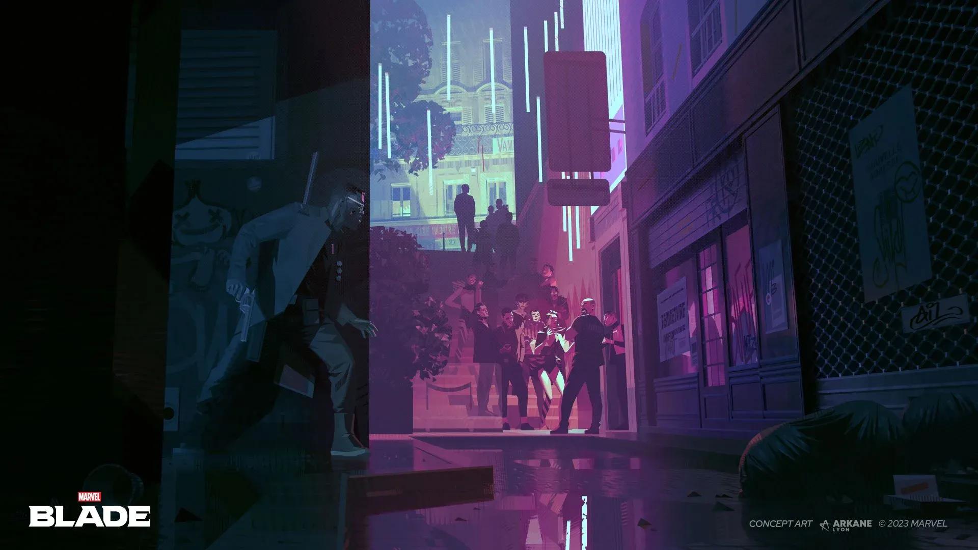Marvel's Blade concept art teases a club mission and I hope it has blood showers | GamesRadar+