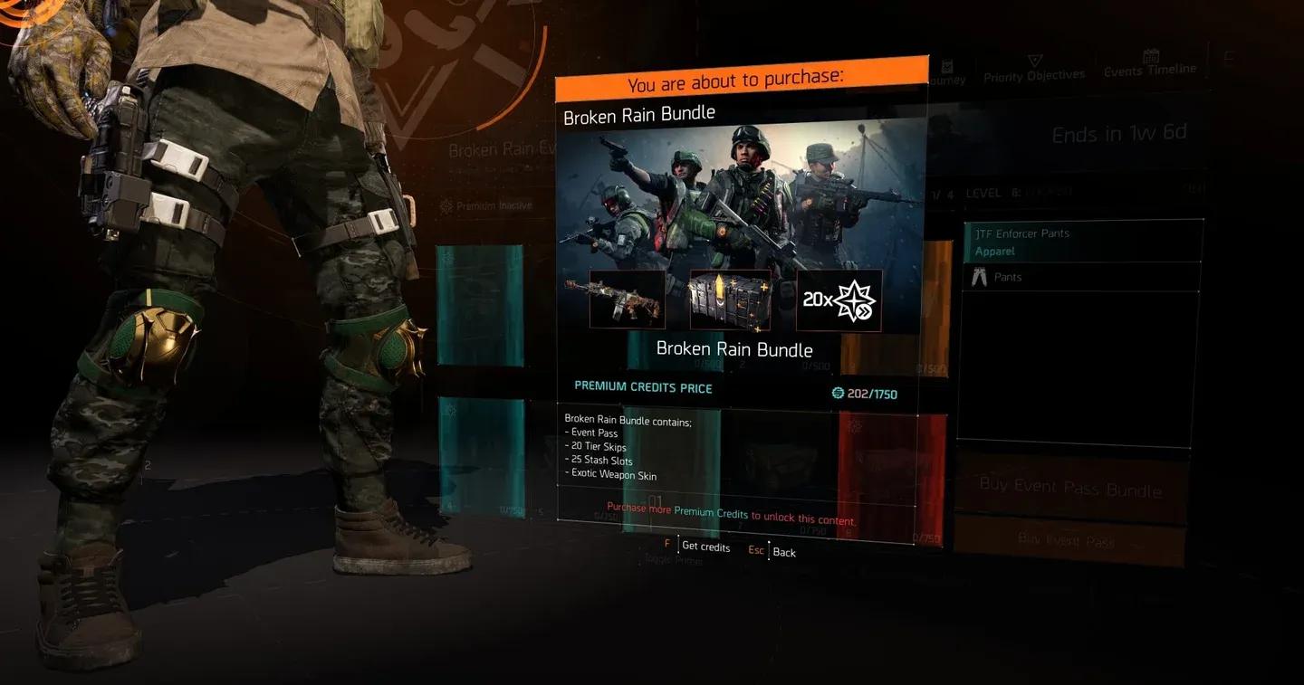 Broken Rain matchmaking screen