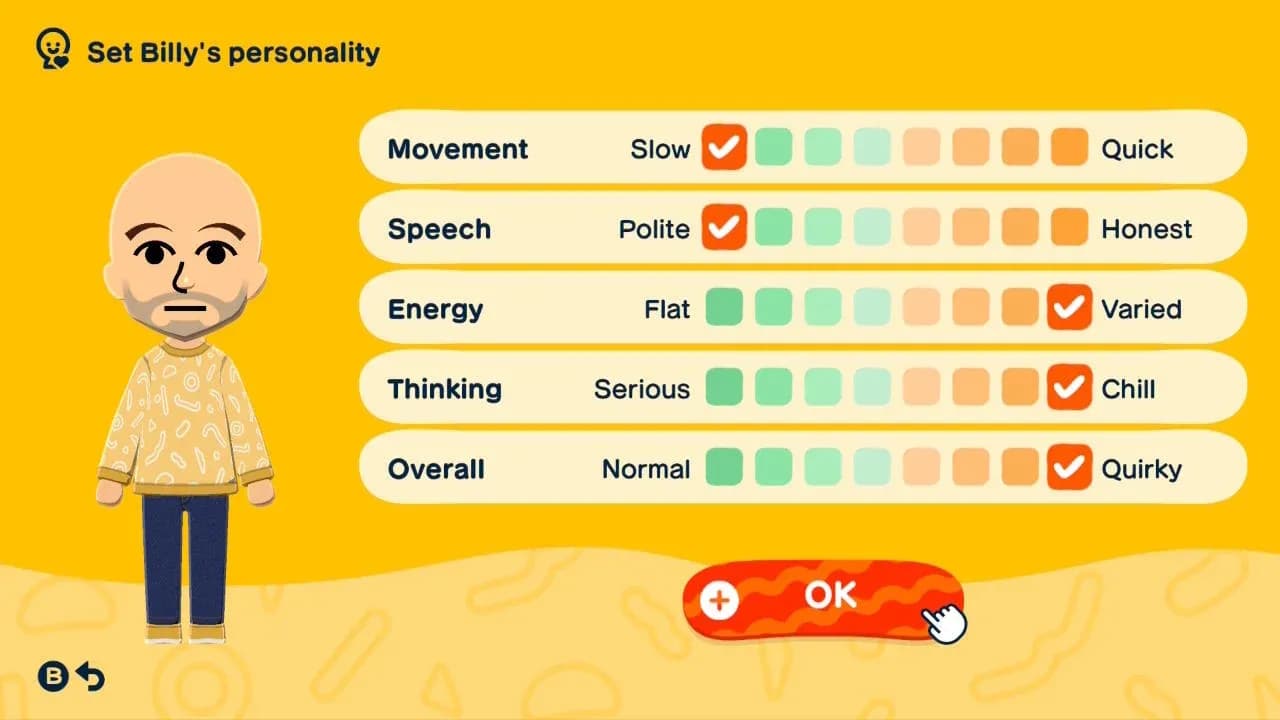 The four personality categories