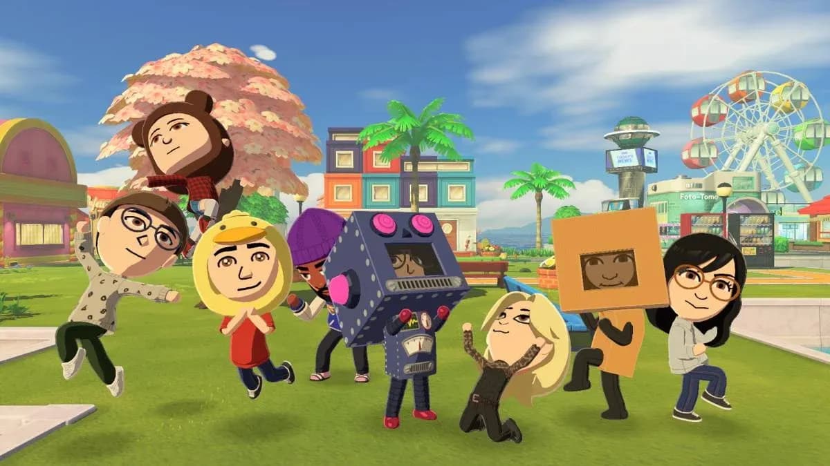 Mii clothing customization screen