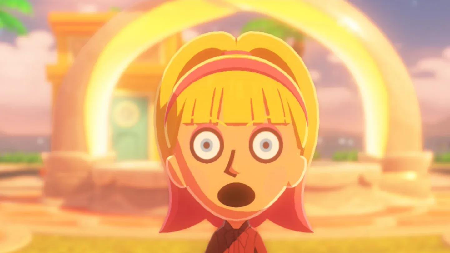 Écran de requête de réflexion d'un Mii