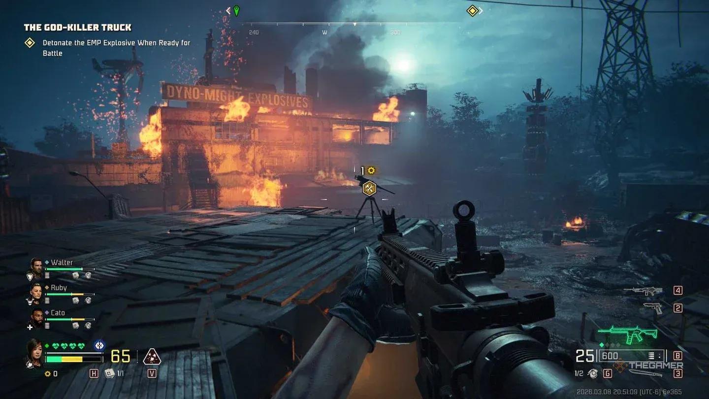 Defender Barrier dome in action