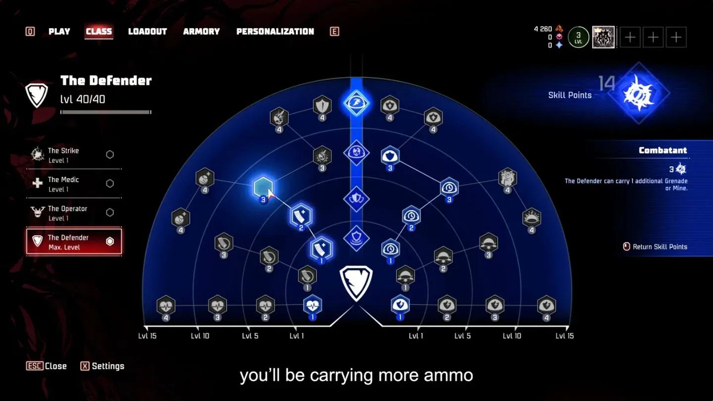 神盾和斥力器技能節點