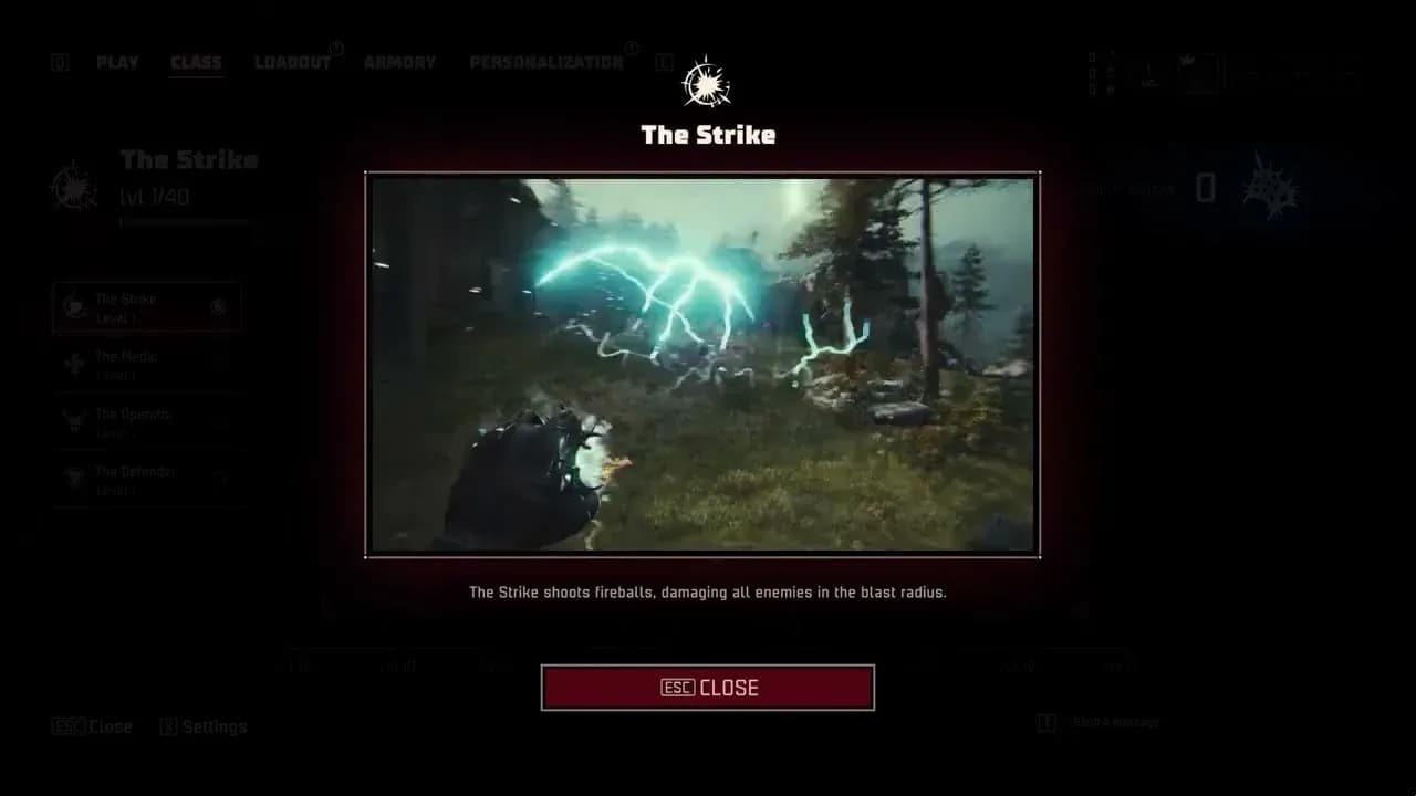 Strike fireball clearing a horde