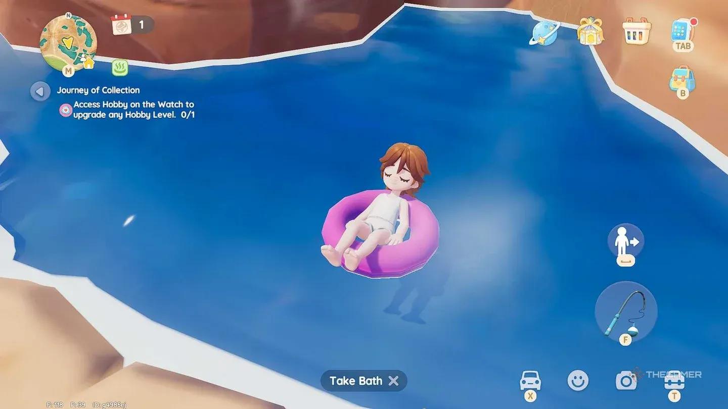 Onsen hot spring pool
