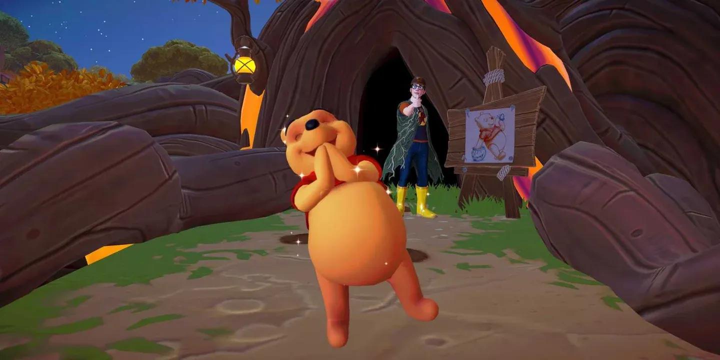 Delivering the Tummy Tonic to Pooh