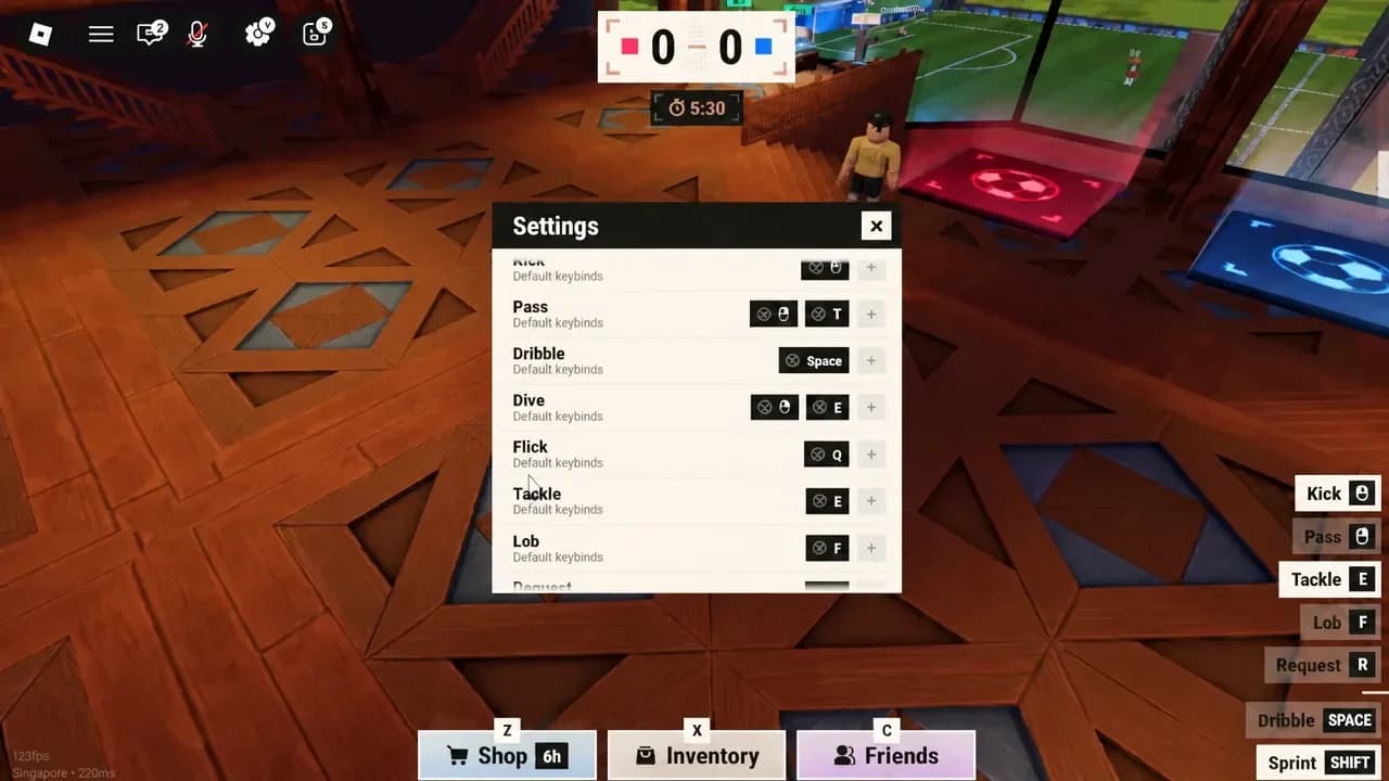 Turbo Soccer 商店更多选项卡兑换码输入界面