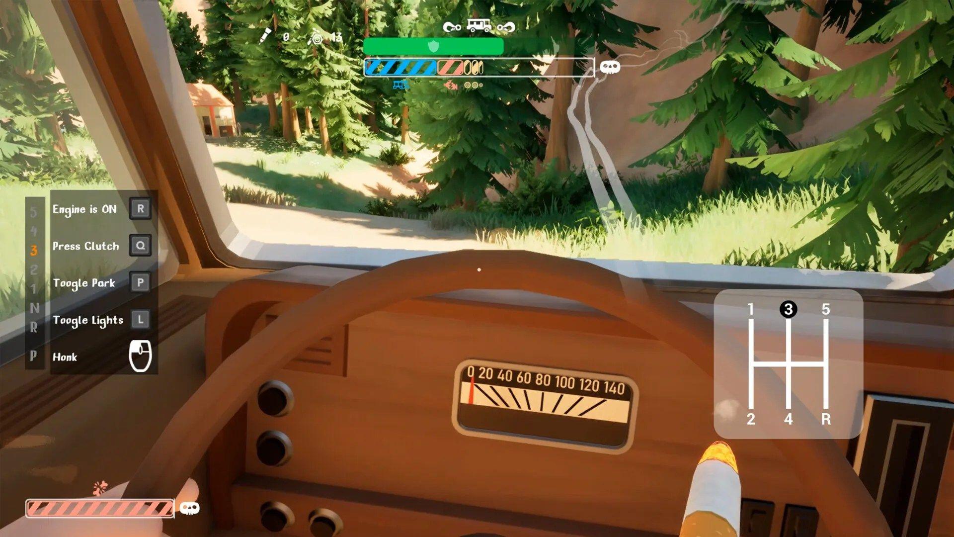 Manual transmission controls