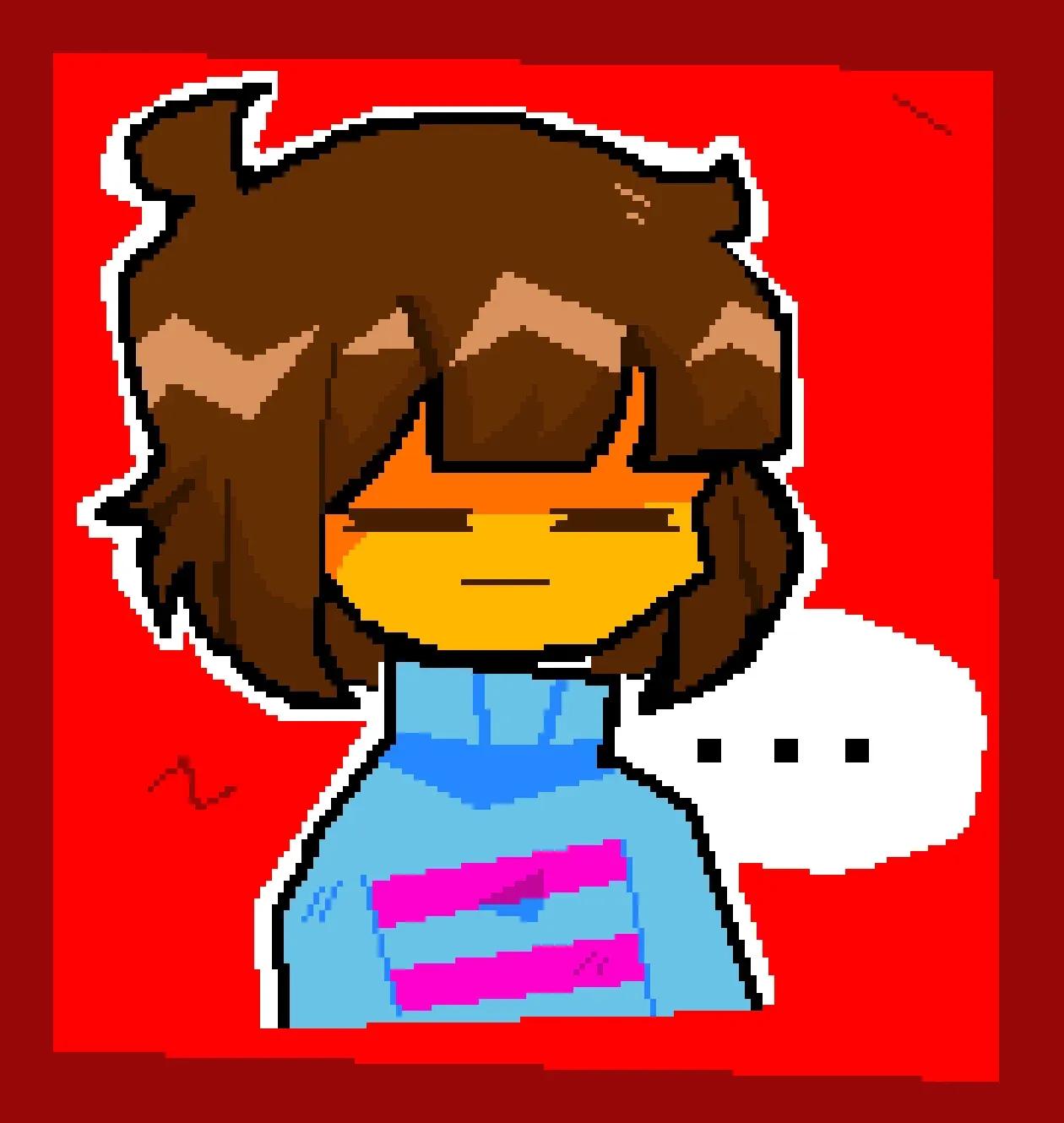 Pixilart - Frisk Undertale by DuckyScribbles