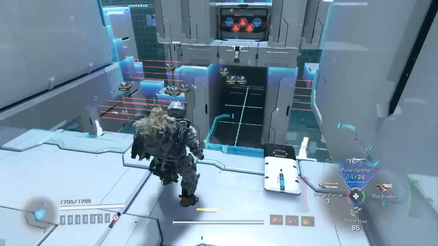 Hidden Chamber pod unlock screen