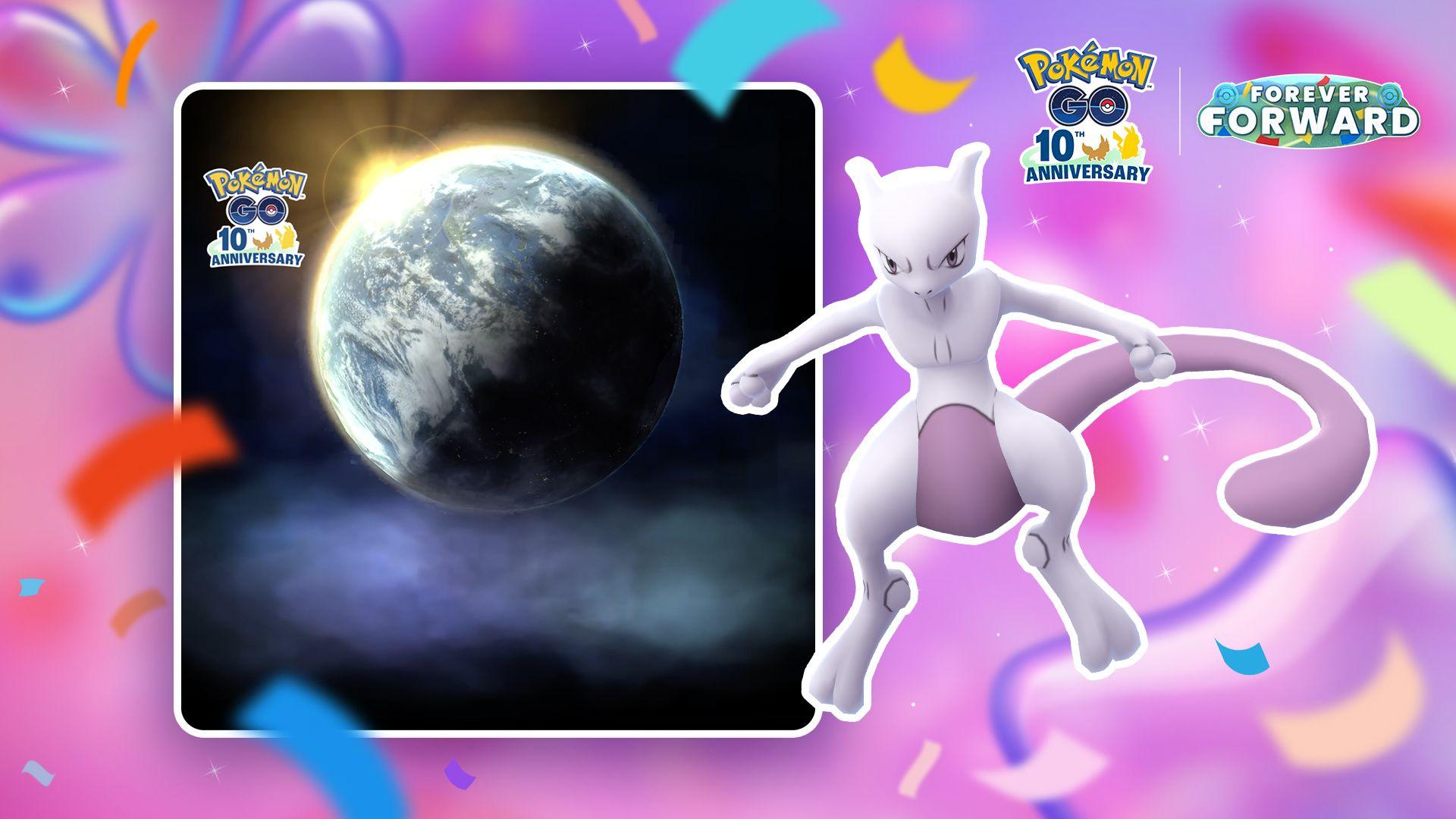 Pokémon Go Gives Every Player a Free Mewtwo for Its 10th Anniversary