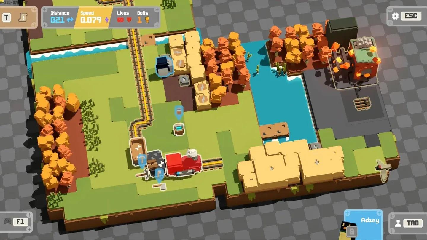Biome path selection screen