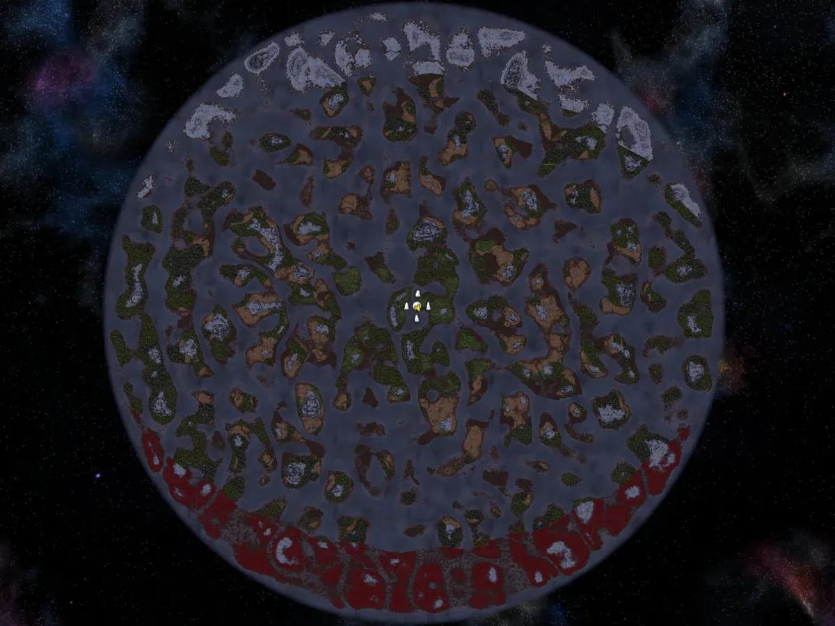 The world map, nearly complete