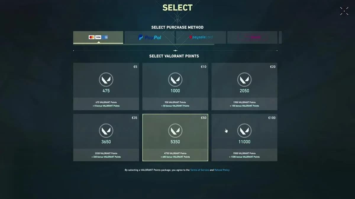 VP pricing in the store