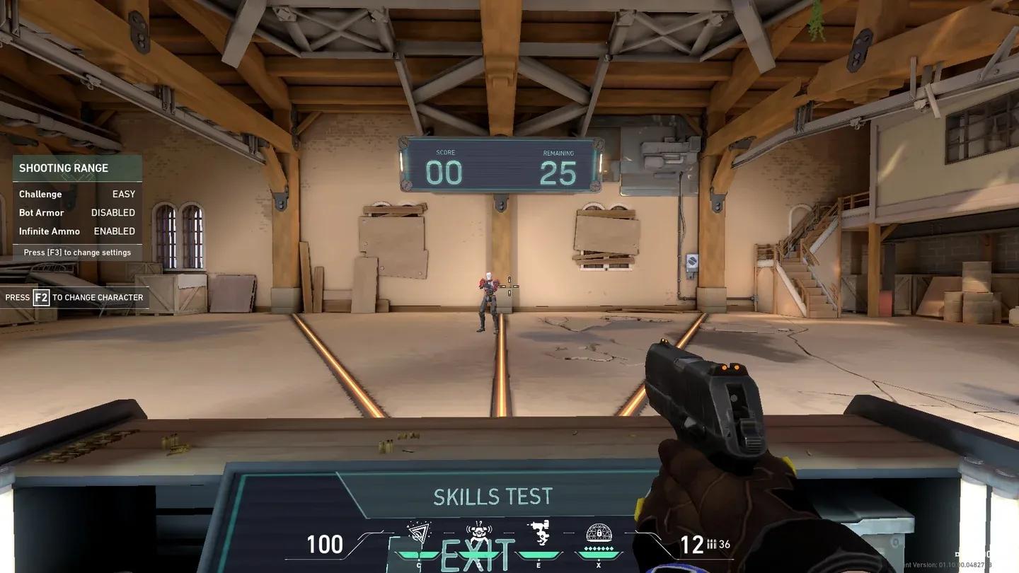 Practice range builds aim habits