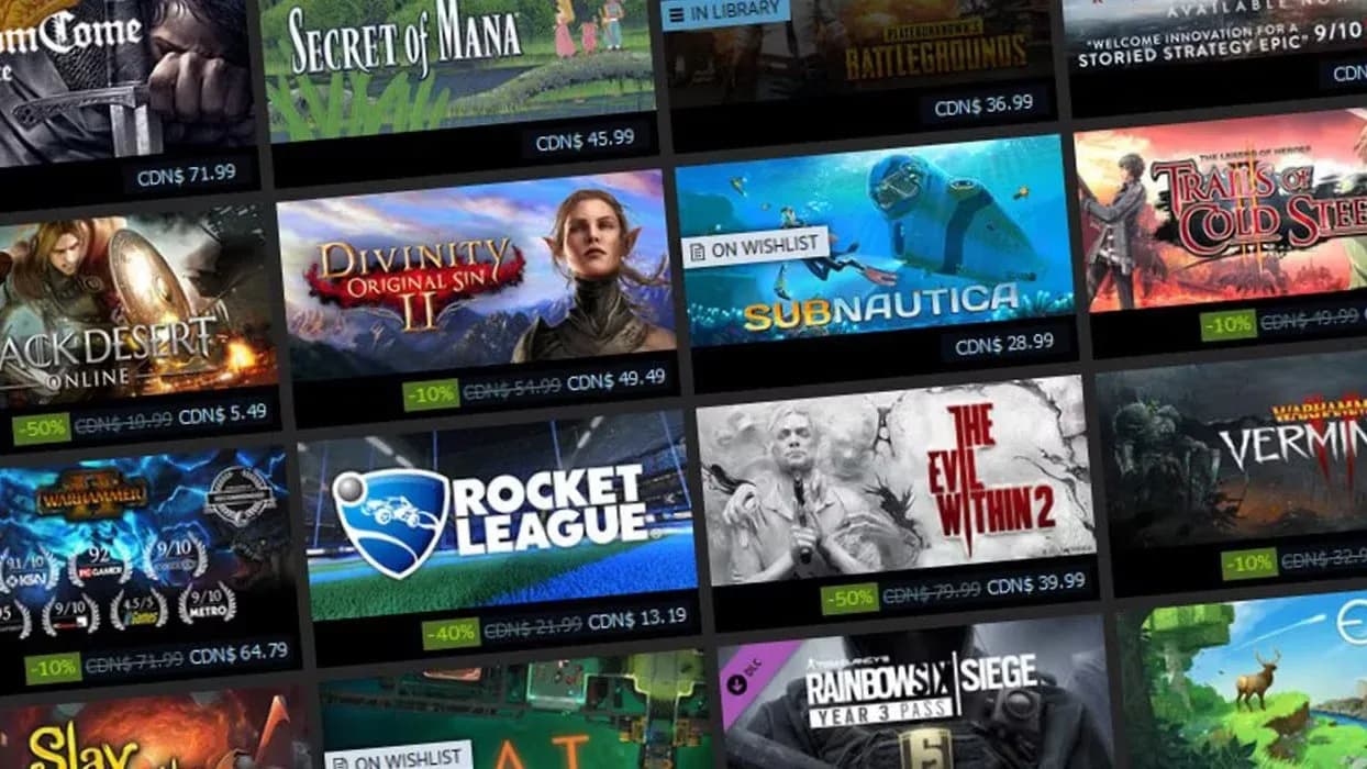Steam Spring Sale Mars 2026 : Meilleurs jeux à acheter image