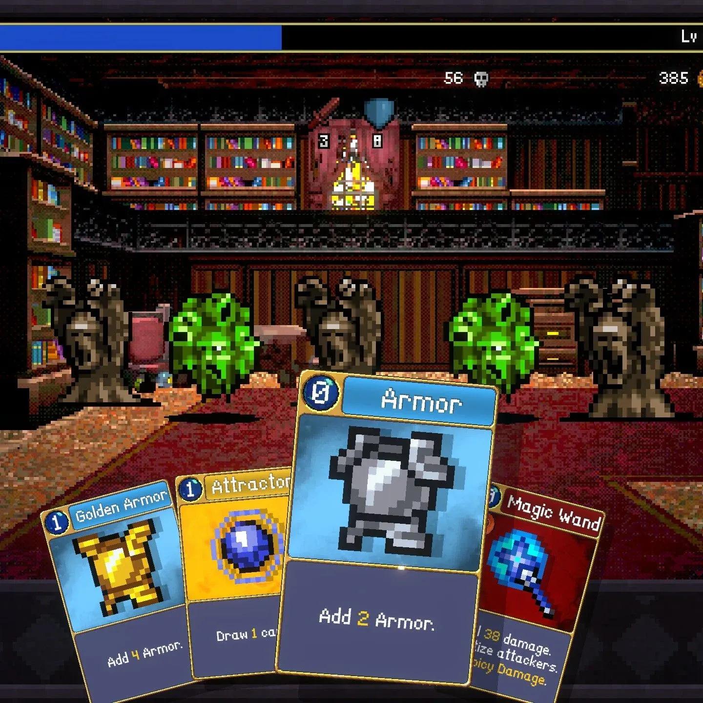 Crawler kaart hand in dungeon