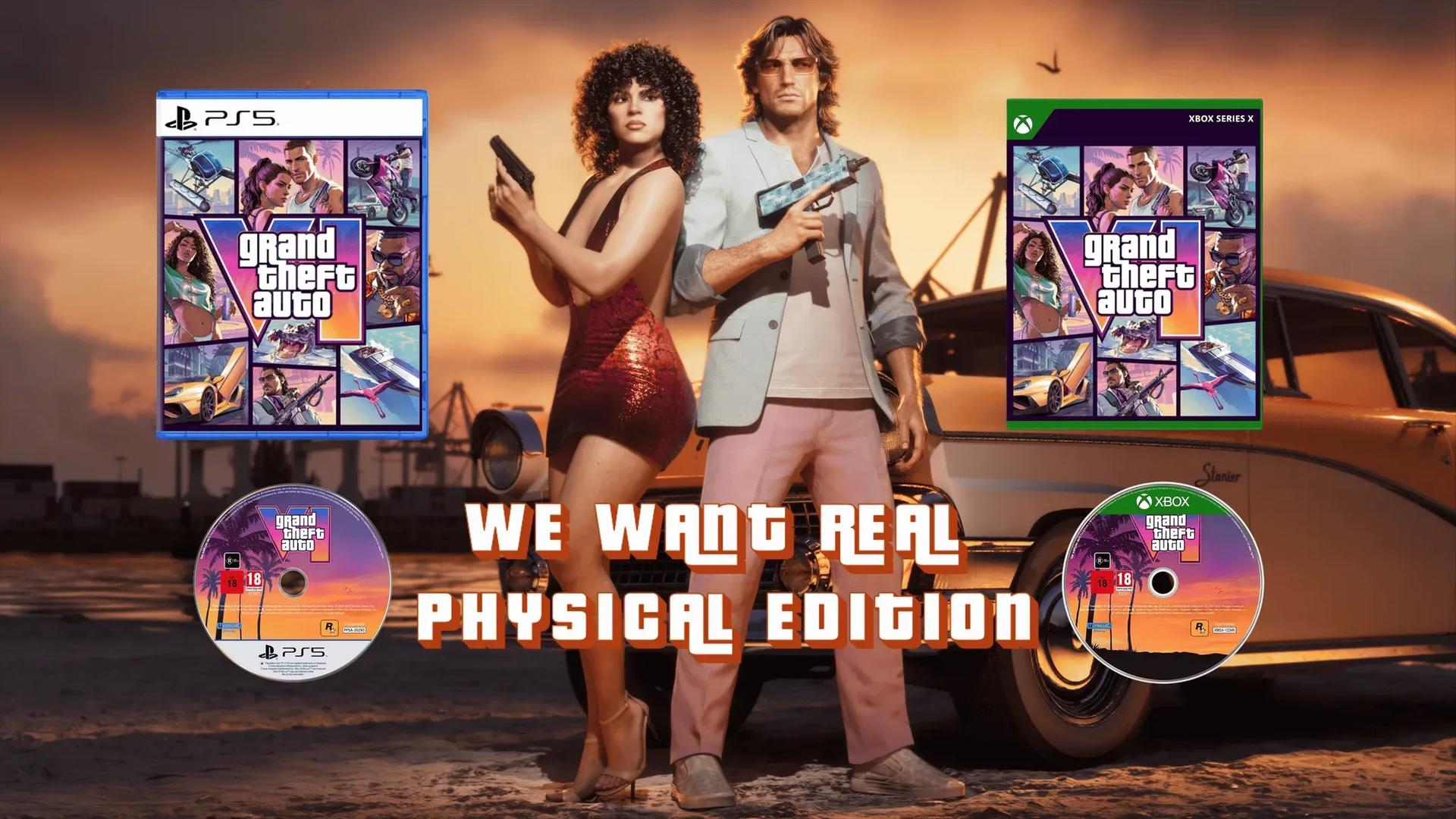 GTA VI physical disc petition launched : r/GamePreservationists