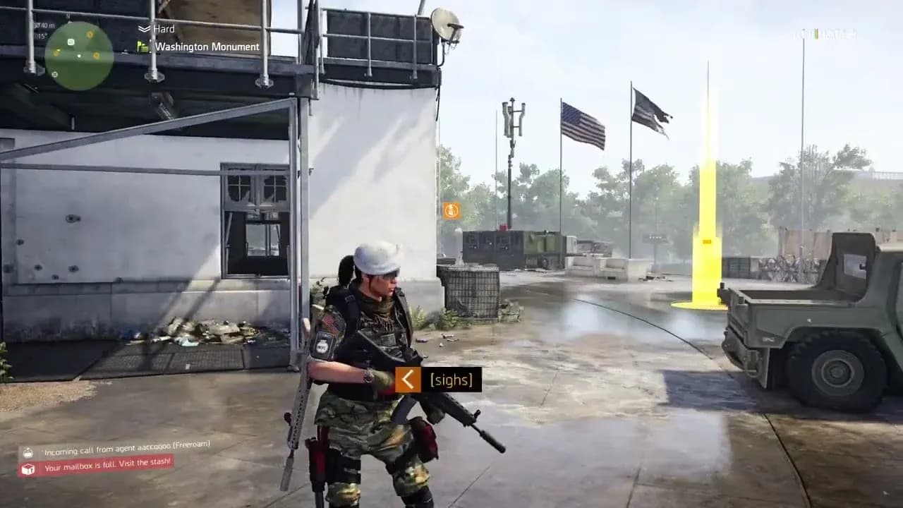 Cover-based combat in D.C.