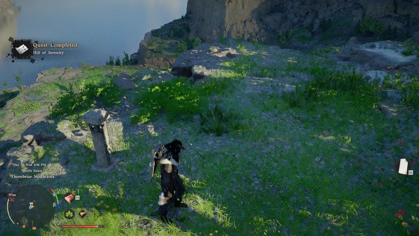 Coastal pillar Cresset, Demeniss