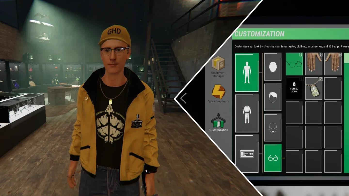 ID card badge customization screen