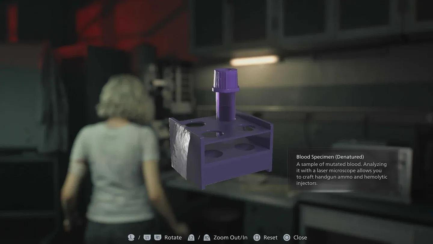 Blood Specimen analysis puzzle