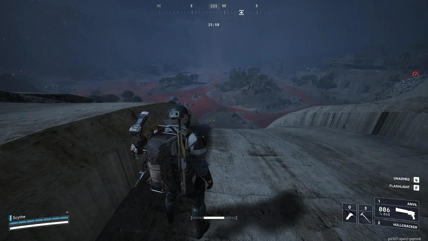 Bản đồ Dam Battlegrounds hiển thị Red Lakes và các đảo của nó ở phía đông