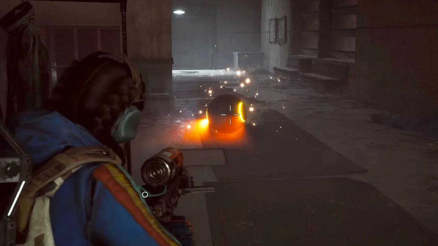 Shoot the core when exposed