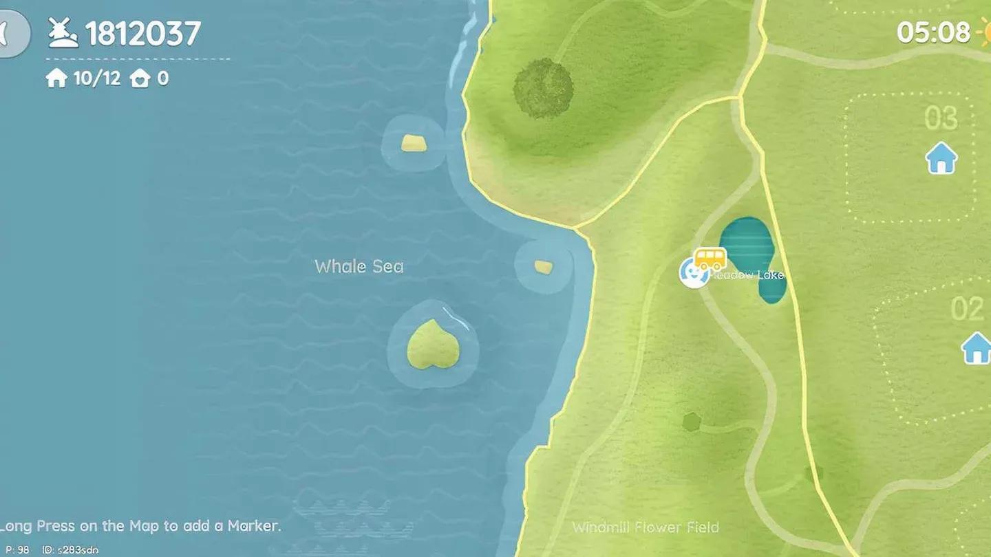 Whale Sea fishing spot