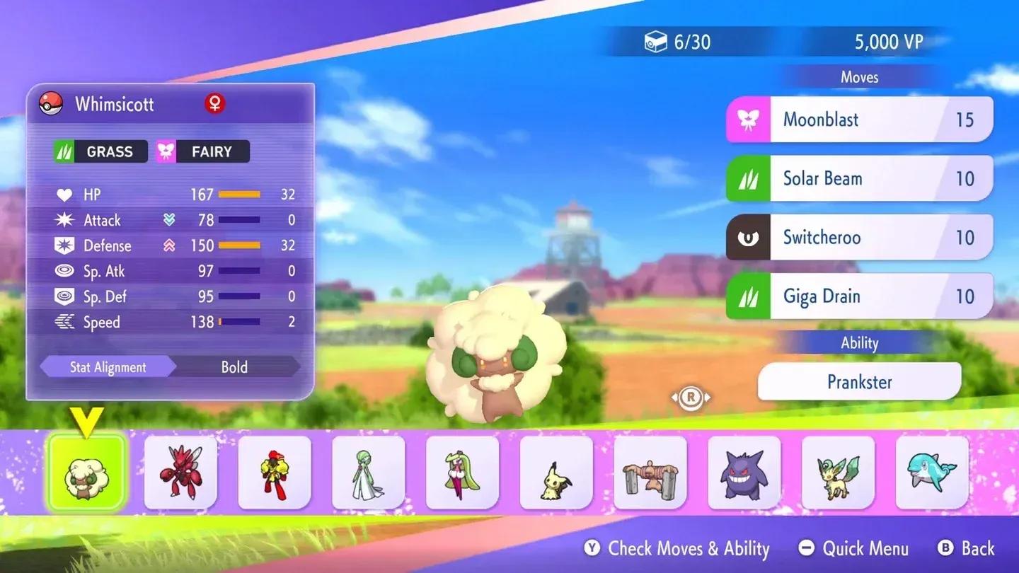 Pokémon Champions Guide: Best Build for Whimsicott