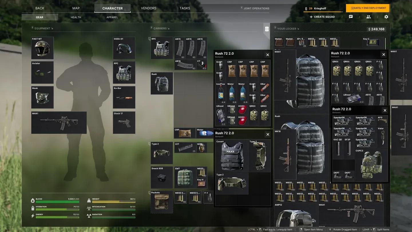 Secure container medical storage