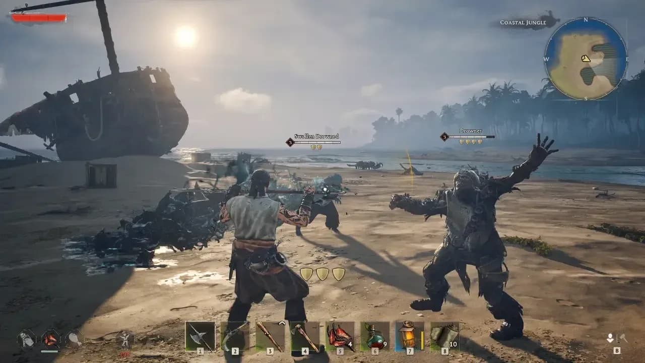 Ring slots in character screen