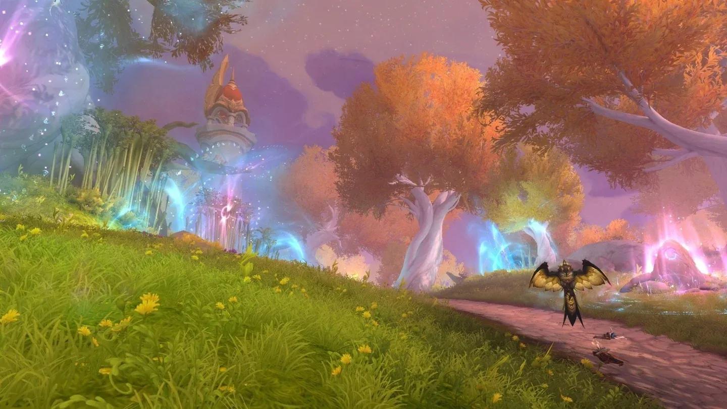 Sway of Red and Gold easel